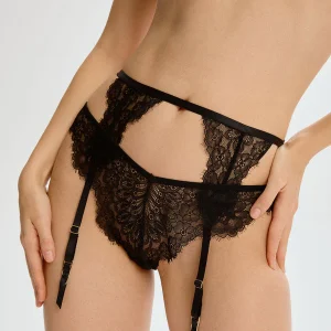 Porte-Jarretelles Iris - Noir