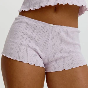 Short Dream Pointelle - Lilas