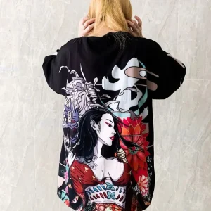 Veste kimono femme japonaise