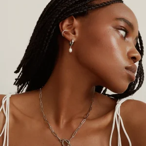 Anneaux Pearl - Argent