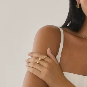 Bague karma - Plaqué or