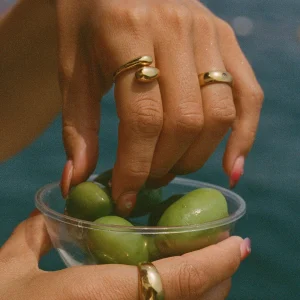 Bague Double Dôme - Or