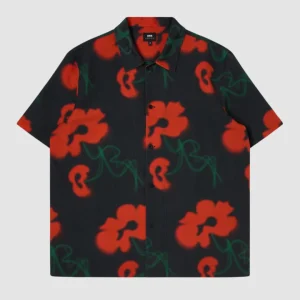 Garden Society SS Shirt Red / Black