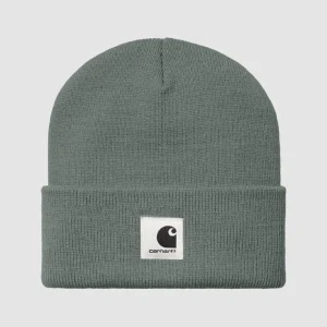 W' Ashley Beanie Velvet Green