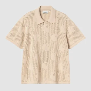 W' S/S Temple Knit Shirt Fleur De Sel