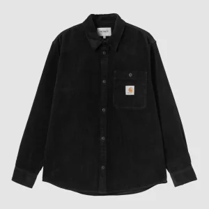 L/S Flint Cord Shirt Black