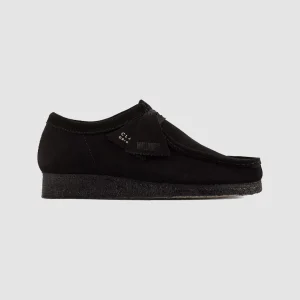 Wallabee Black Suede