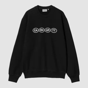 Bumper Sweat Black / White