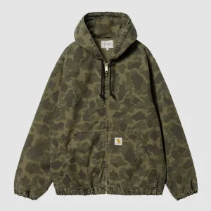 Duck Active Jacket Camo Green / Office Green Garment Dyed
