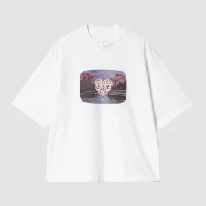 W' S/S Greatest Flicks T Shirt White