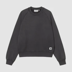 W' Hudson Sweat Black Chalk Wash