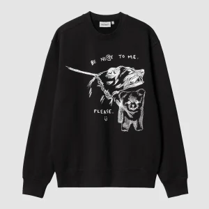 Pepe Be Nice Sweat Black / White
