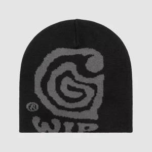 Helix Beanie Black / Porphyry