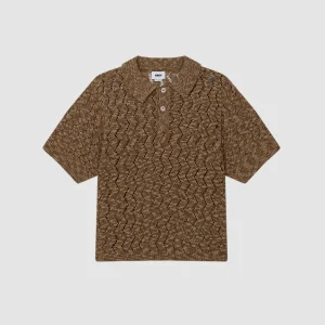 Andre Polo Sweater Toffee Brown