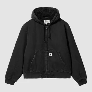W' OG Active Jacket Black Stone Washed