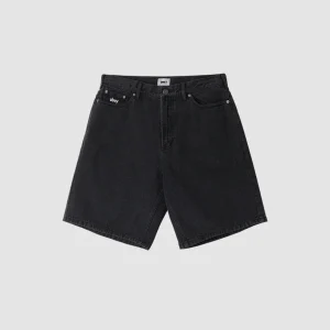 Bigwig Baggy Denim Short Faded Black