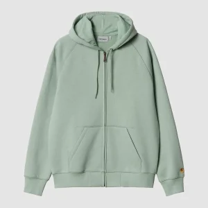 Hooded Chase Jacket Frosted Green / Gold