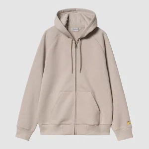 Hooded Chase Jacket Dusky Beige / Gold