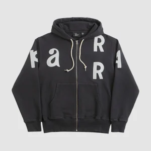 Word Salad Zip Hooded Sweat Dark Navy