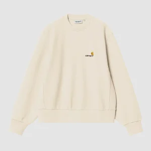 W' American Script Sweat Natural