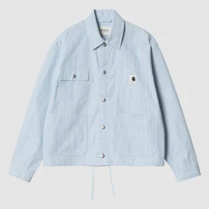 W' Nota Shirt Jacket Bova Stripe Bluebird