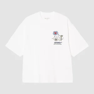 W' S/S Office Supplies T-Shirt White