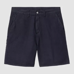 Walter Single Knee Short Dark Navy Garment Dyed