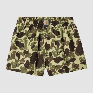 Cotton Boxer Camo Duck Green