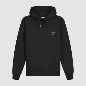 Arte Heart Hoodie Black