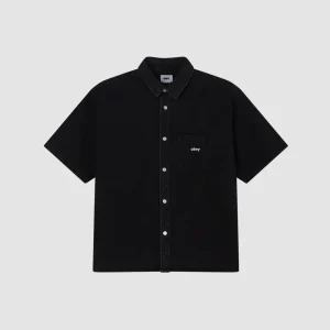 Bigwig Denim Shirt Faded Black