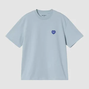 W' S/S Heart II Hartt T-Shirt Blue Fog
