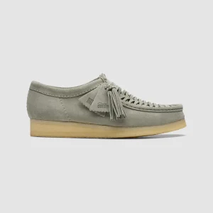 Wallabee Weave Sage Suede