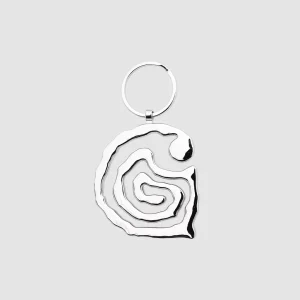 Helix Keychain Silver