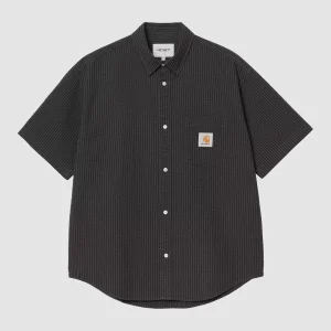 S/S Toland Shirt Stripe Black