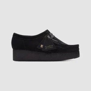 Wallabee Black Suede W