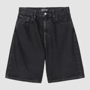 W' Brandon Short Black Stone Washed