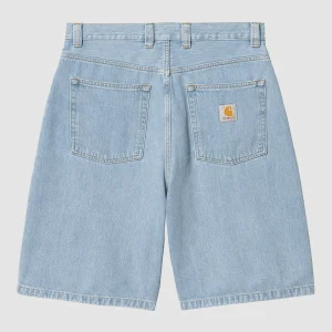 Brandon Short Blue Heavy Stone Bleached