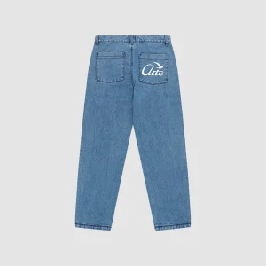 Bird Logo Denim Pants Bleach