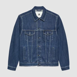 Denim Coated Jacket Bleached
