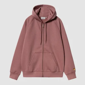 Hooded Chase Jacket Dusky Pink / Gold
