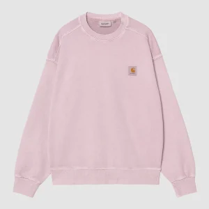 Nelson Sweat Hortensia Garment Dyed