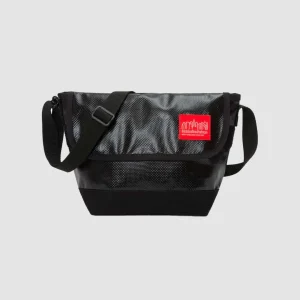 Vinyl Messenger Bag V2 Black XXS