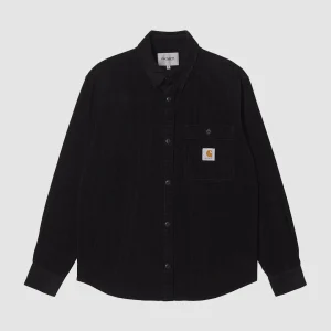 L/S Flint Shirt Black Rinsed