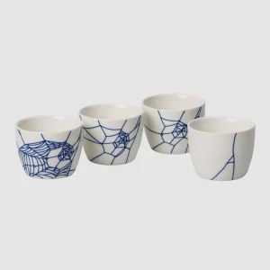 Theory And Practice Soba Cup Set White / Blue