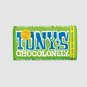 Tony's Chocolat Noir Belge / Amandes et Sel de Mer 180g