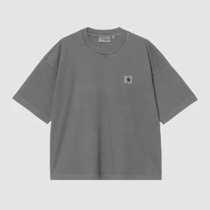 W' S/S Nelson T-Shirt Black Garment Dyed