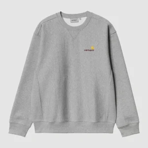 American Script Sweat Grey Heather