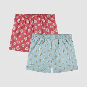 Pockies Flowers Boxers 2-Pack