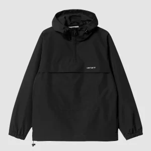 Windbreaker Pullover Black / White