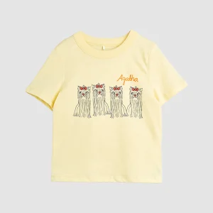Agatha Dogs SP SS T-Shirt Yellow